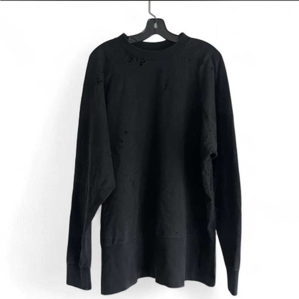 Stylish Black distressed Sweatshirt for Men